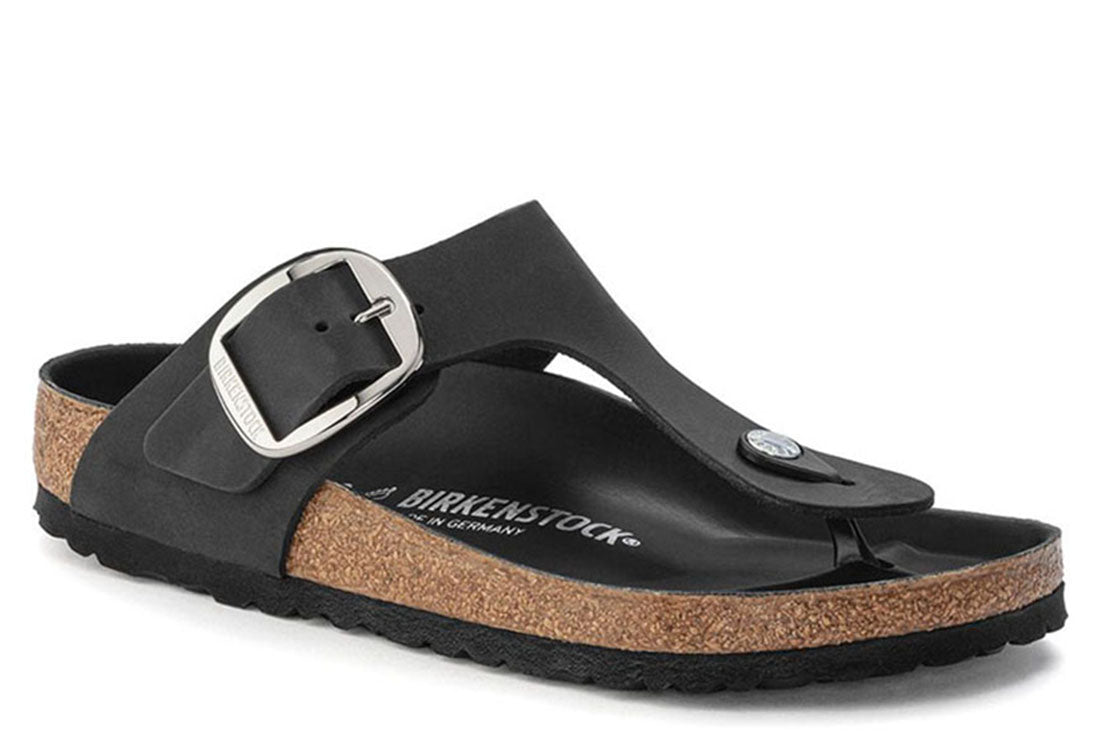 BIRKENSTOCK Gizeh Big Buckle Womens Black