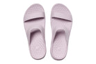 Pair of light purple slides on a white background
