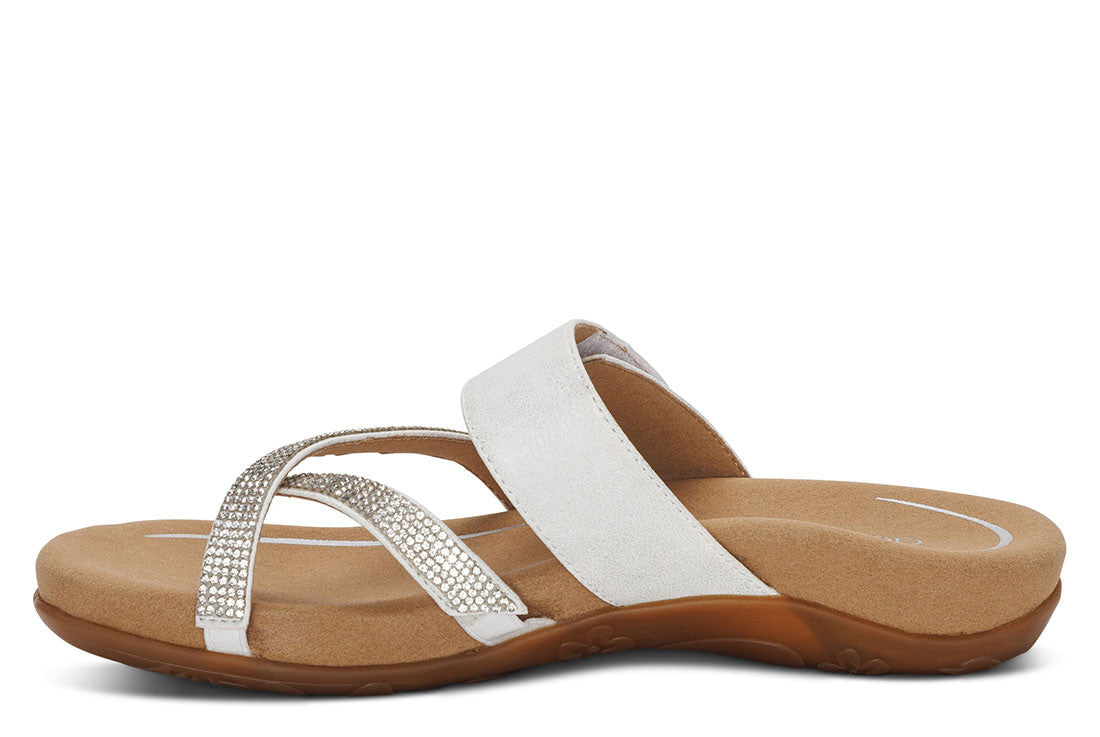 Izzy Sparkle Womens White - Aetrex PH -