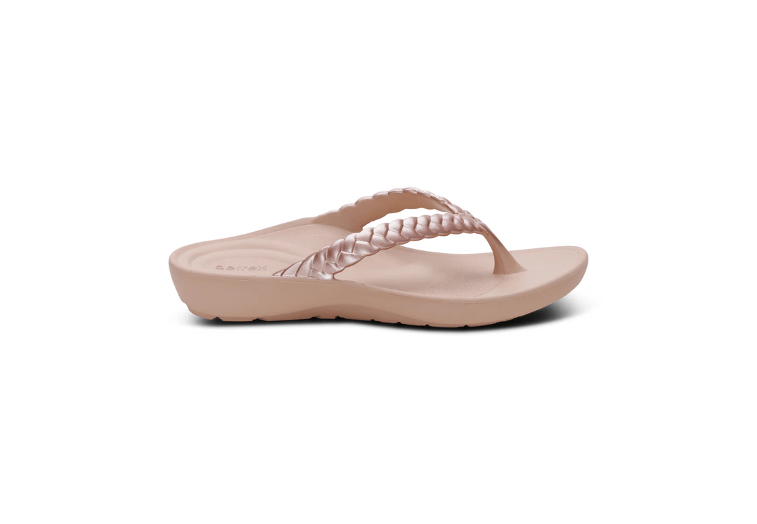 AETREX Vicki Toe Post Sandals