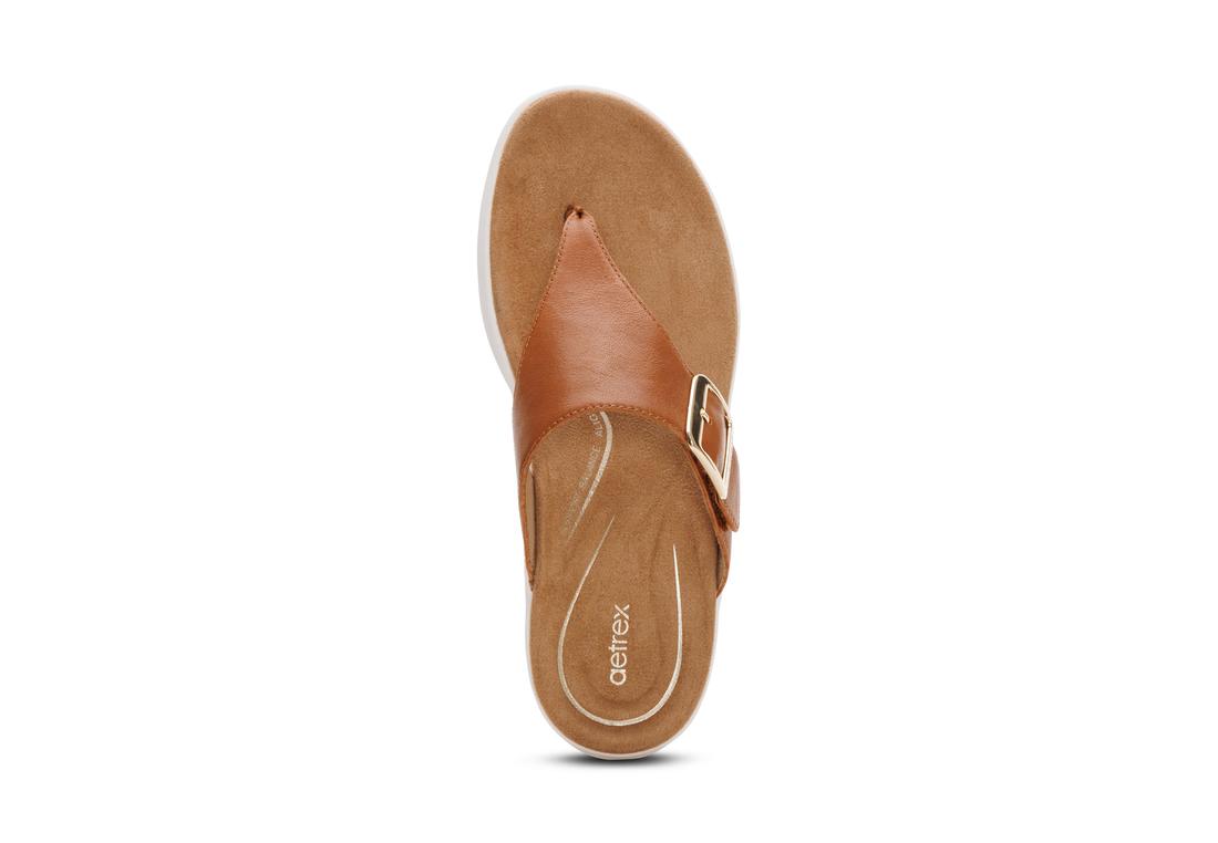 AETREX Donna Toe Post Sandals