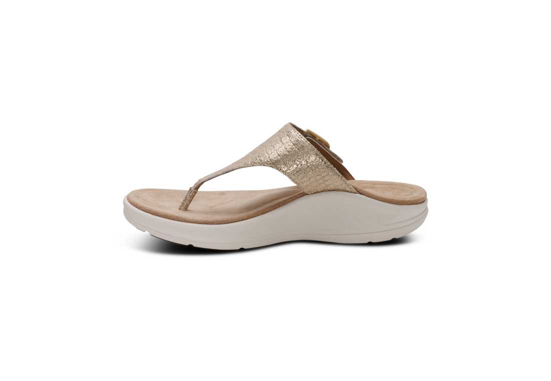 AETREX Donna Toe Post Sandals