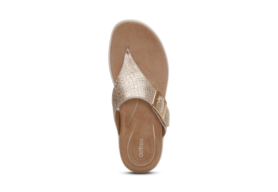 AETREX Donna Toe Post Sandals