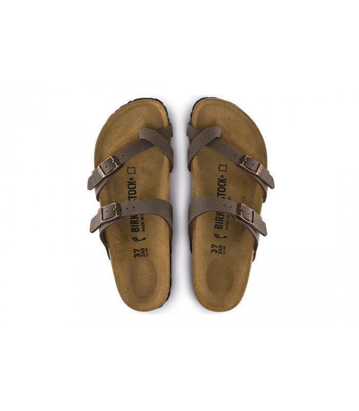 BIRKENSTOCK Mayari Birkibuc Womens Mocha