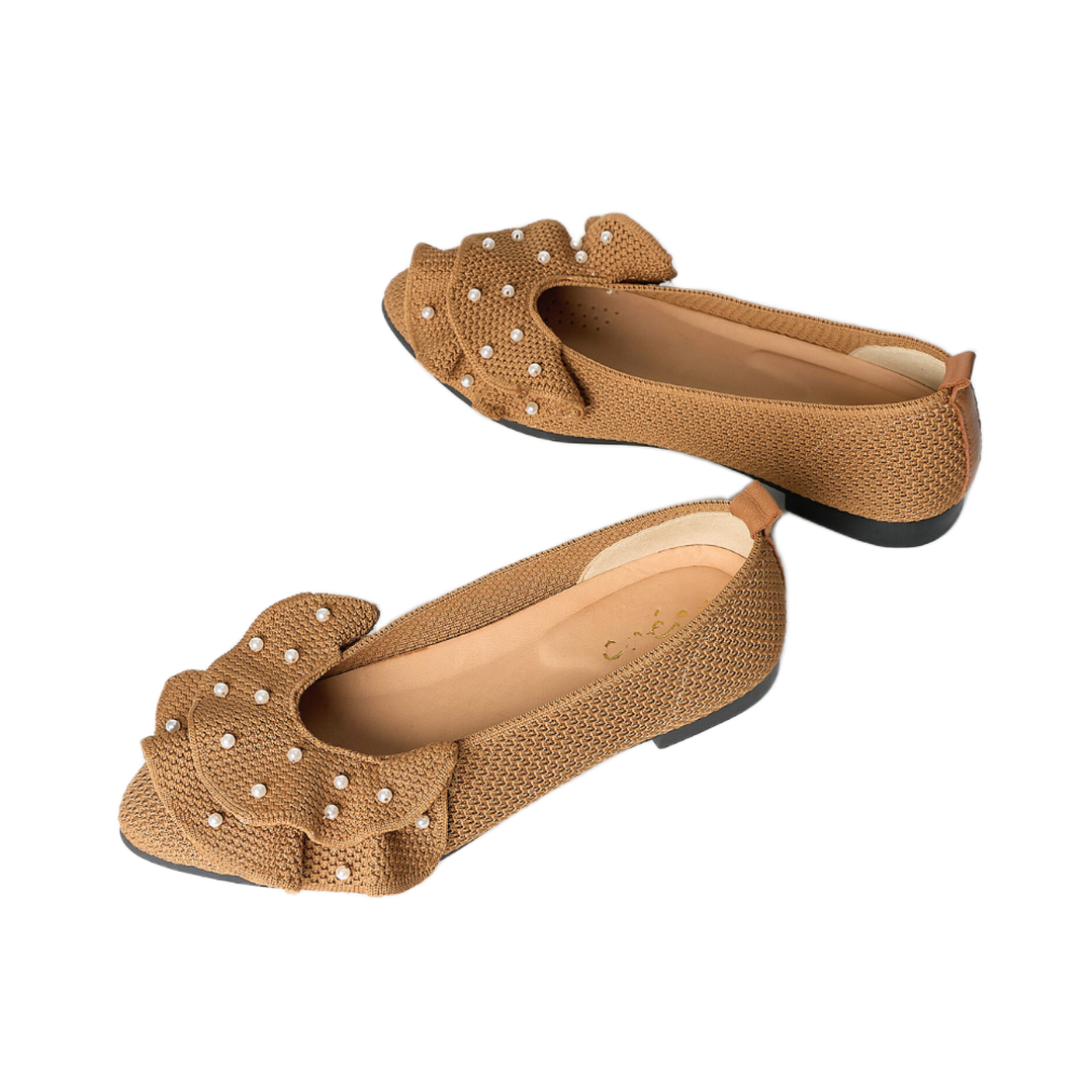 CREER Cherry Flat Ruffles Flats/Ballerinas