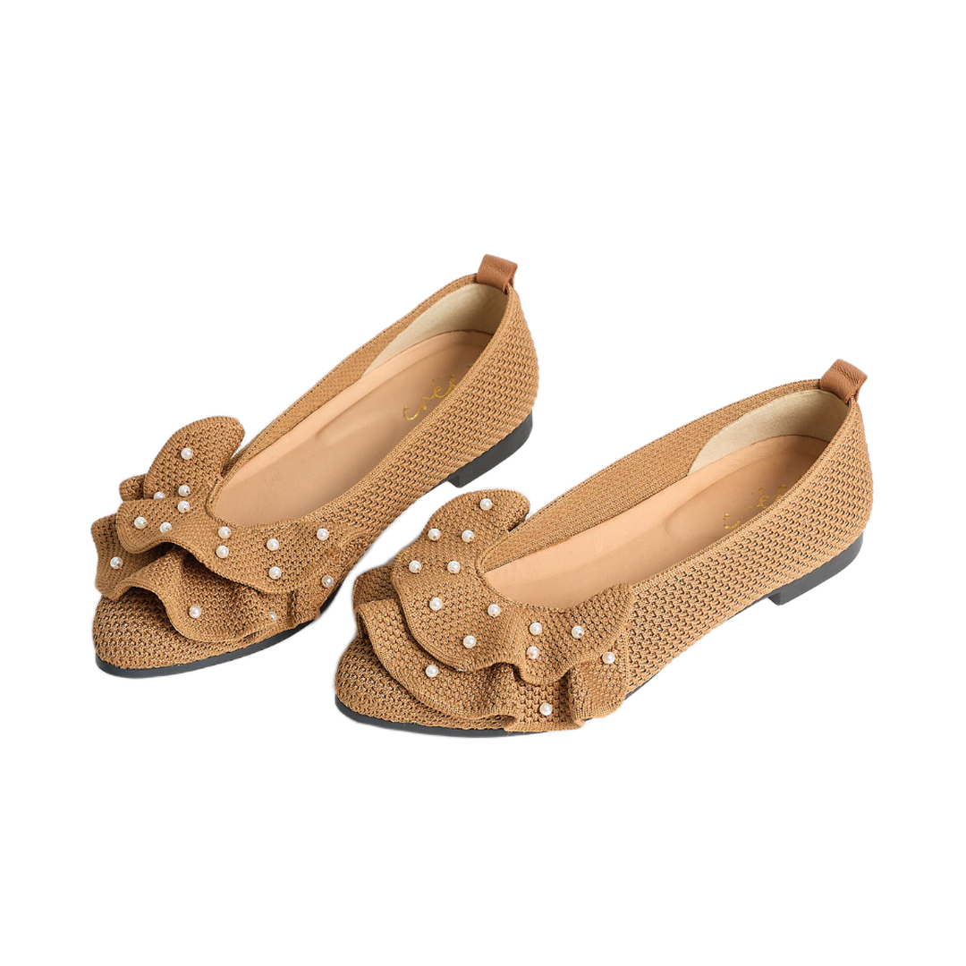 CREER Cherry Flat Ruffles Flats/Ballerinas