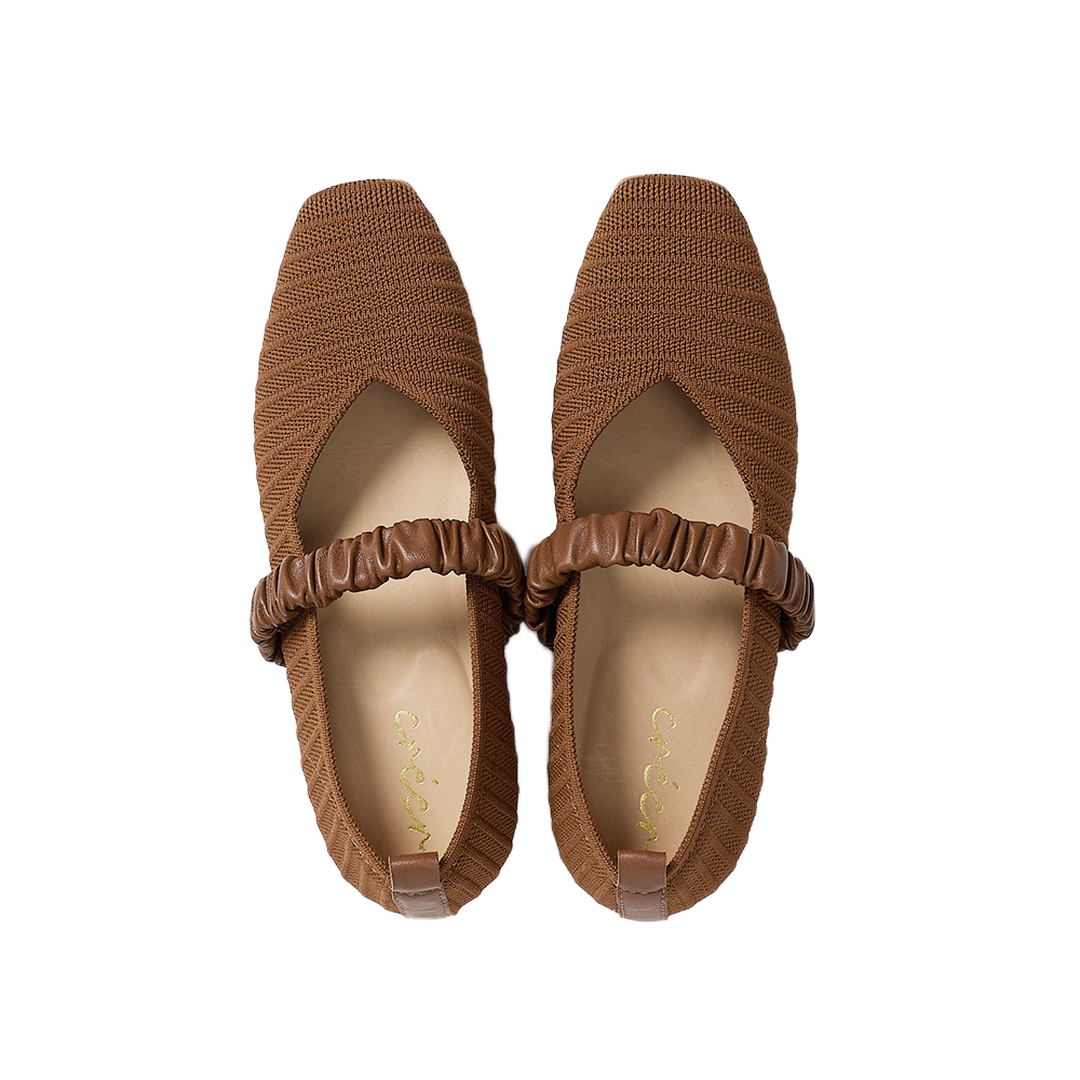 CREER Dusky Mary Jane Flats/Ballerinas