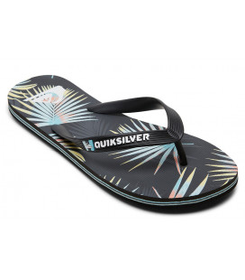 Quiksilver Molokai Arch Slippers Anthracite - Plaid_1