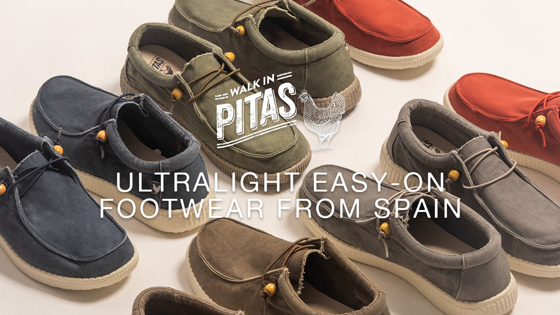 Walk in Pitas: Ultralight Easy-on Footwear From Spain