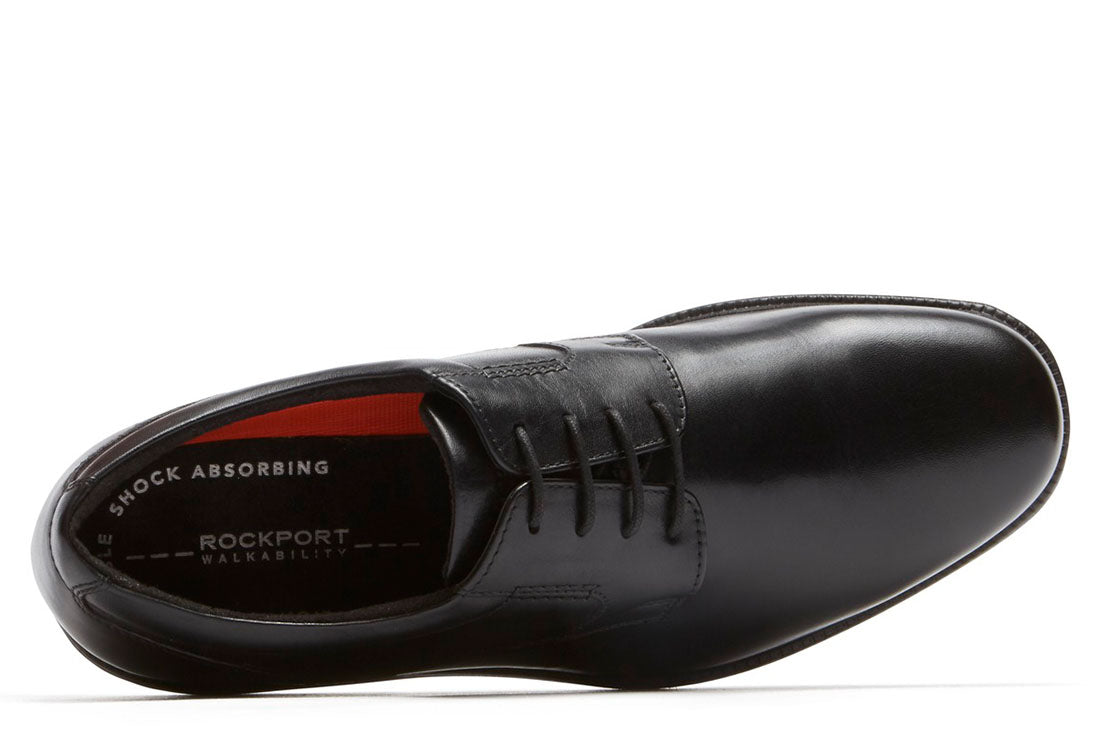 ROCKPORT Charlesroad Plaintoe Mens Black
