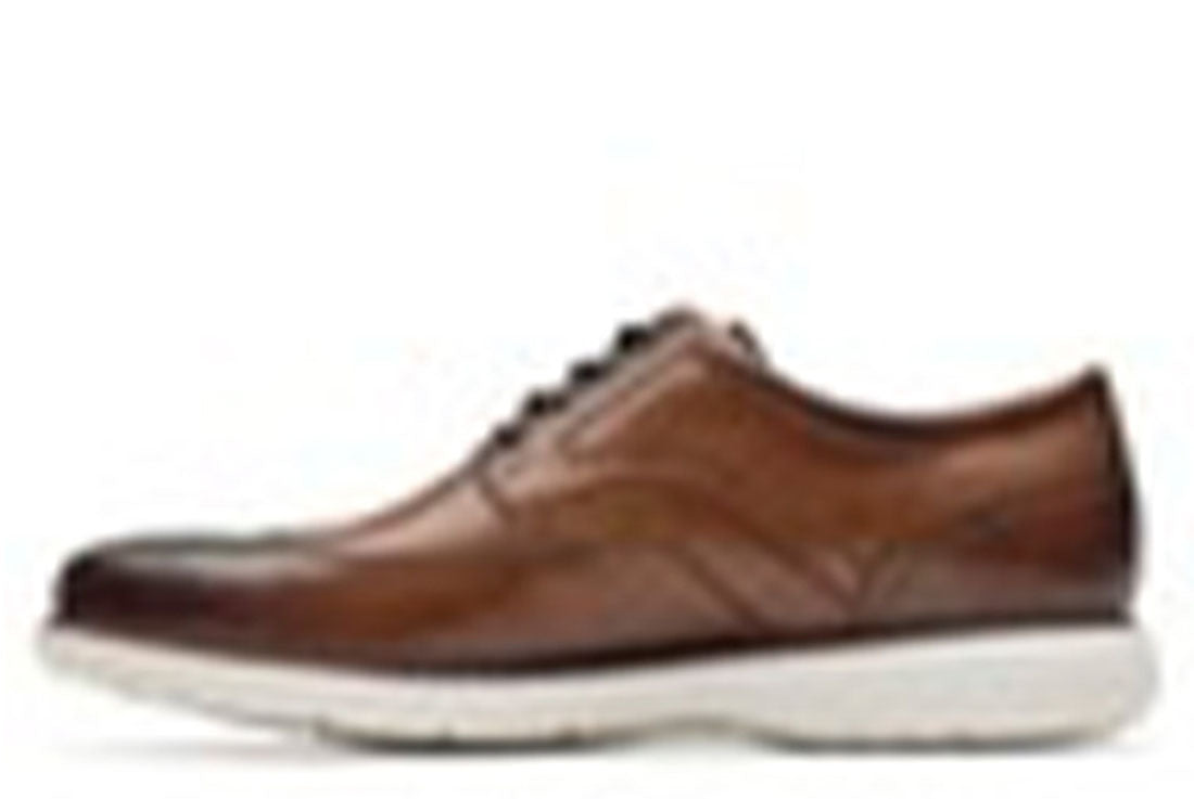 ROCKPORT Garett Wingtip Mens Tan Havane