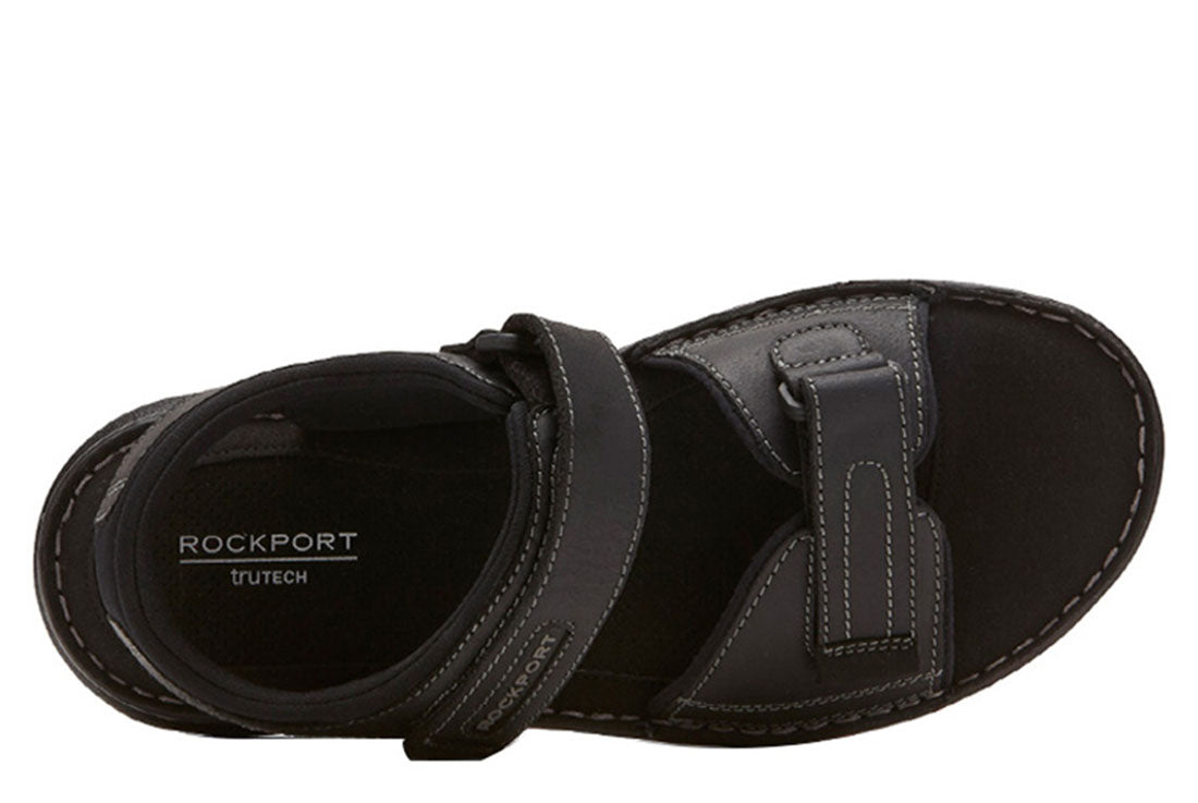 ROCKPORT Darwyn Qtr Strap Mens Black