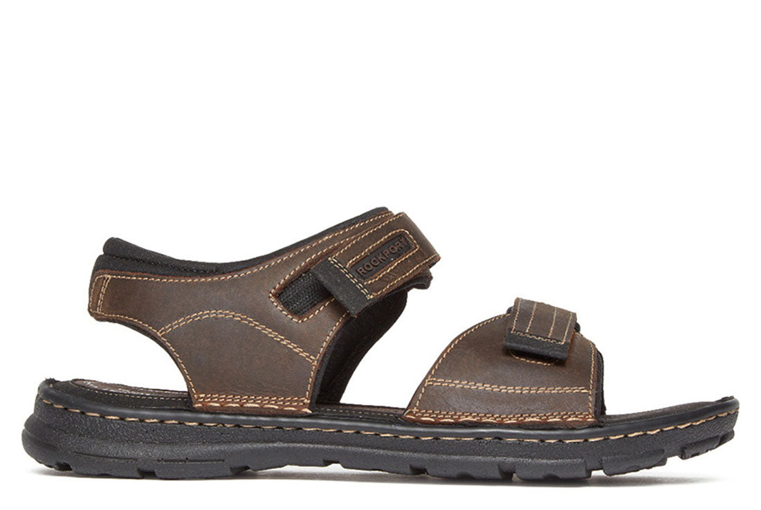ROCKPORT Darwyn Qtr Strap Mens Brown