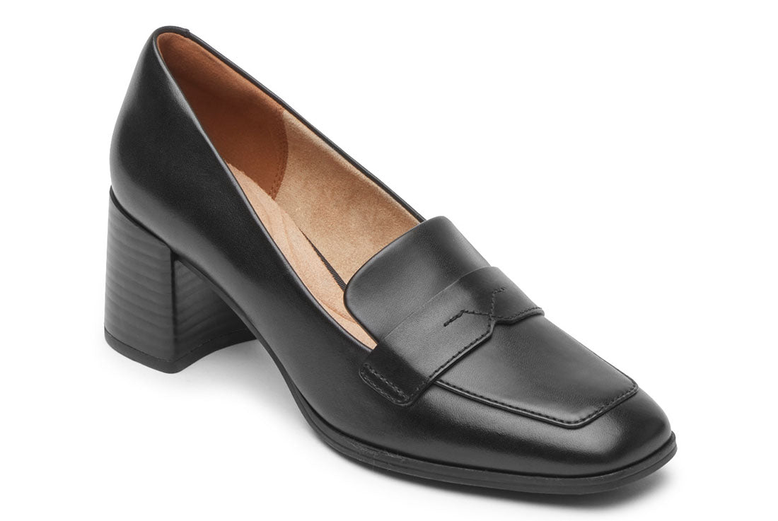 ROCKPORT Violetta Penny Loaf Womens Black