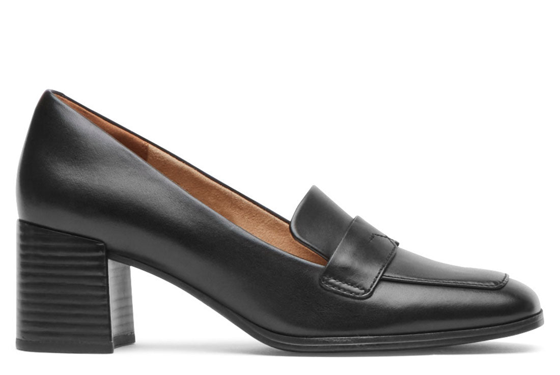 ROCKPORT Violetta Penny Loaf Womens Black