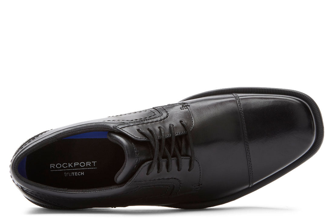 ROCKPORT Trut Isaac Cap Toe Mens Black