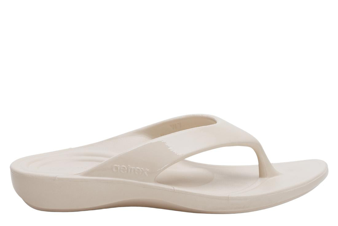 AETREX Maui Sandals Glossy Ivory