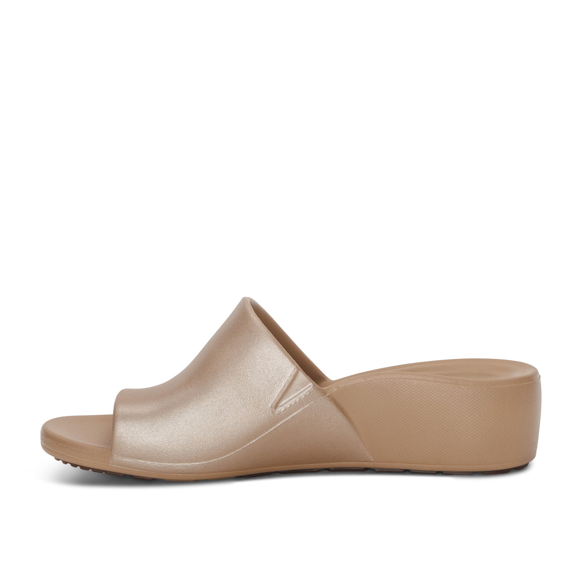 Jamie Wedge Womens Tan Shimmer - Aetrex PH -