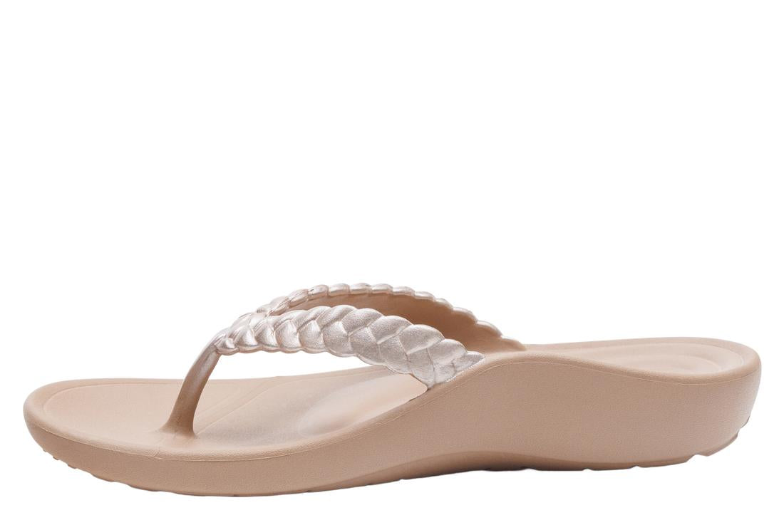 AETREX Vicki Sandals Champagne Gloss