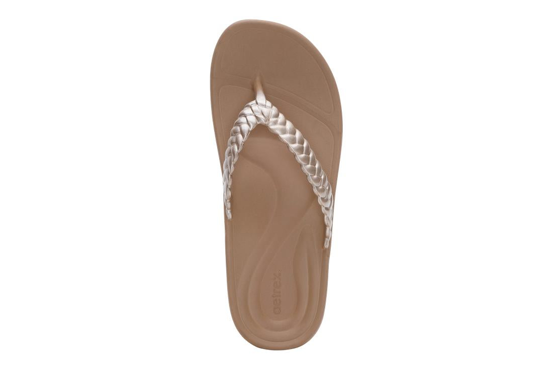AETREX Vicki Sandals Champagne Gloss