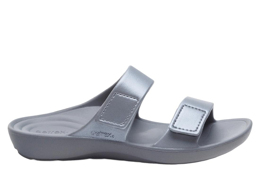 AETREX Kaia Sandals Pewter