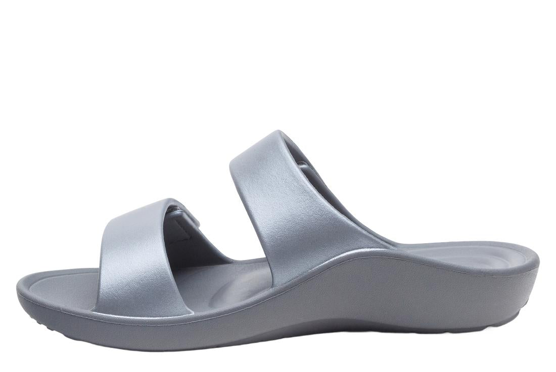AETREX Kaia Sandals Pewter