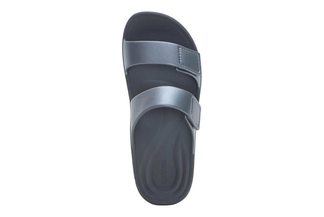 AETREX Kaia Sandals Pewter