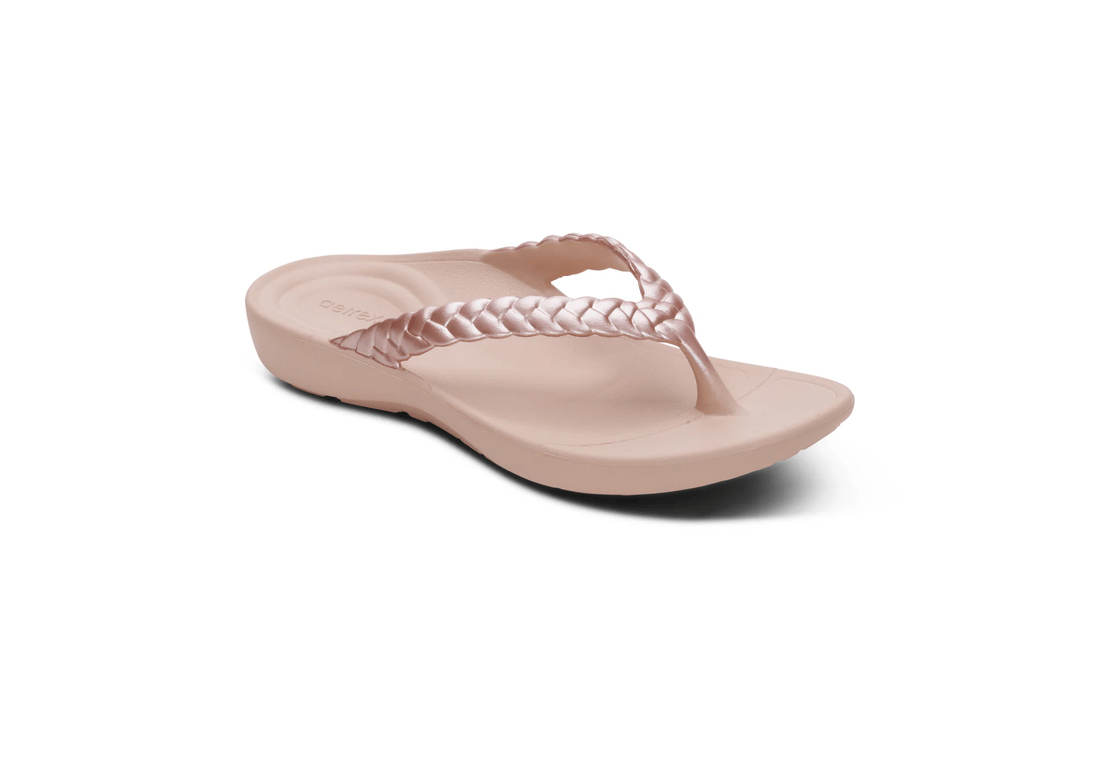 AETREX Vicki Toe Post Sandals