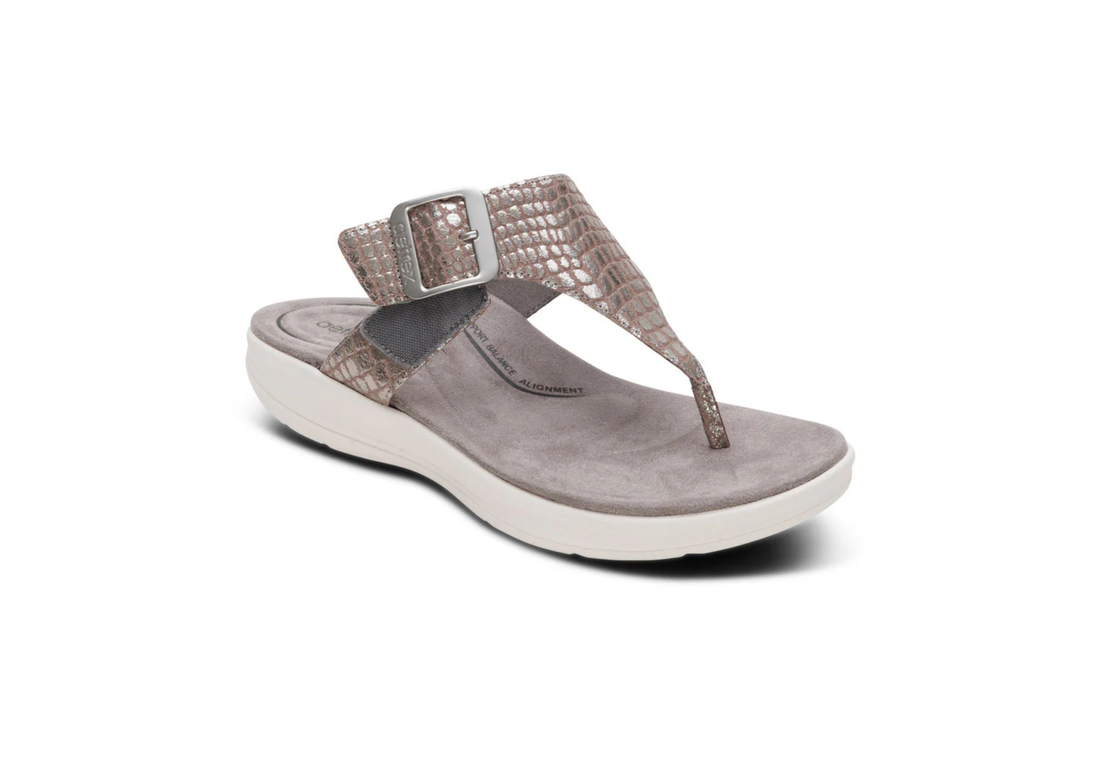AETREX Donna Toe Post Sandals