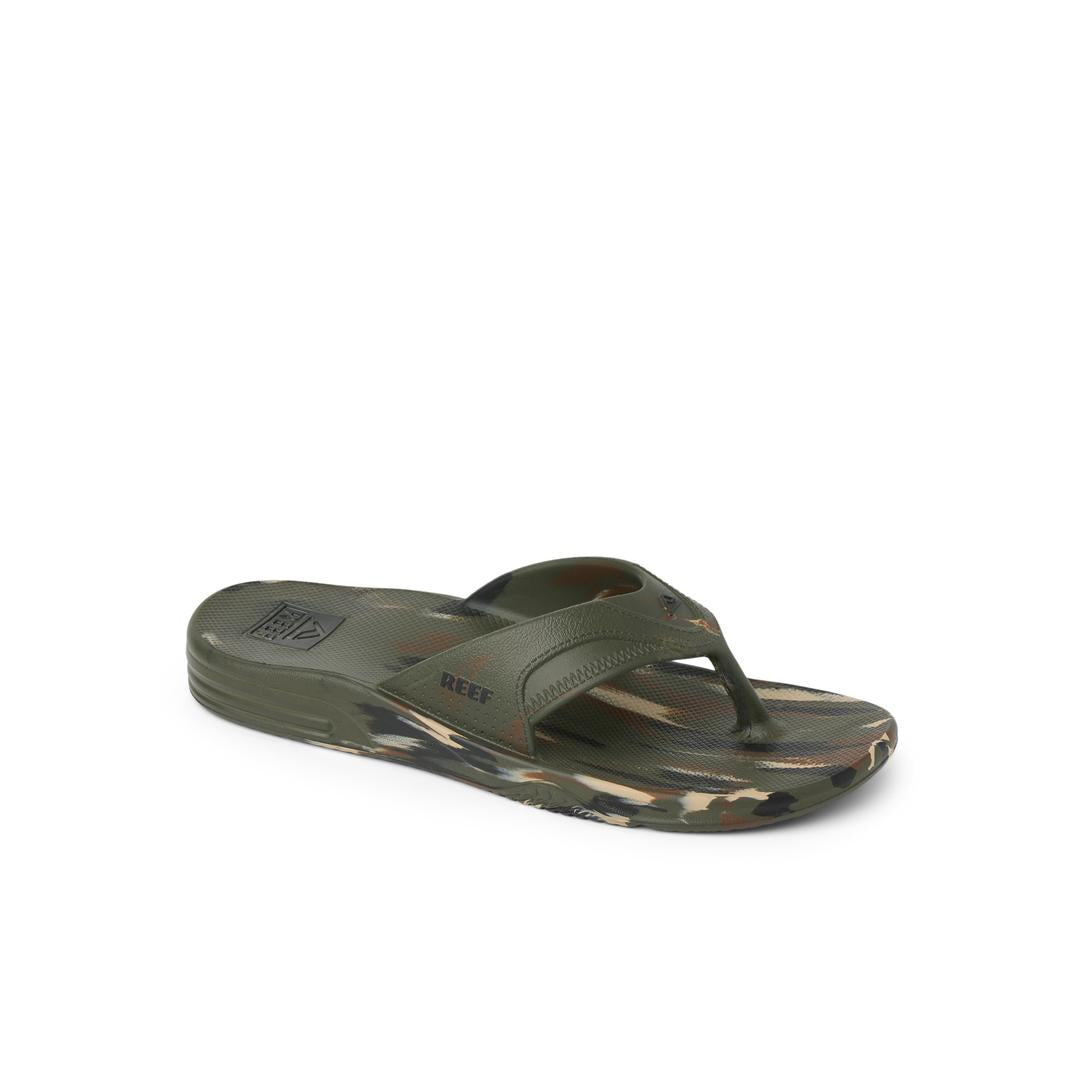 REEF Fanning H20 Camo Marble Mens Sandals
