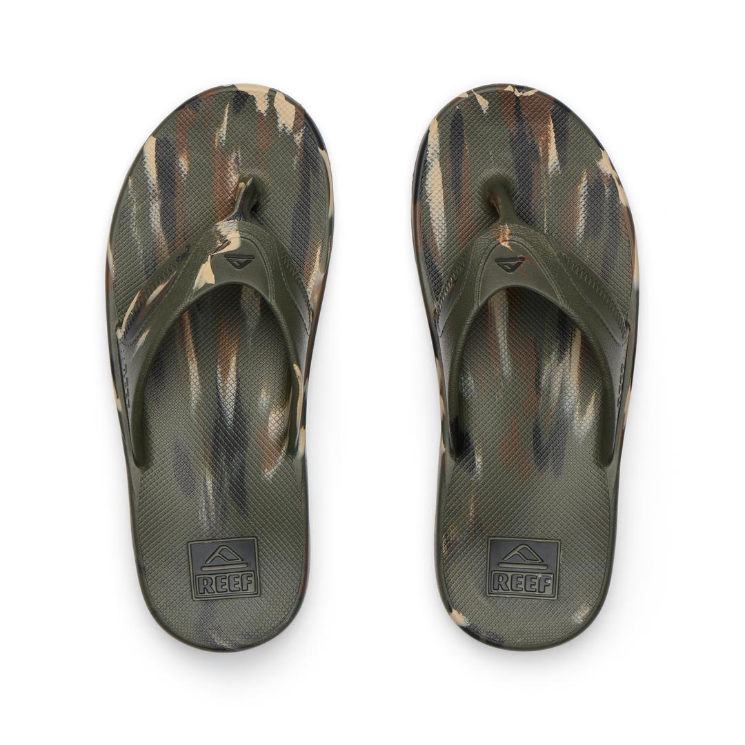 REEF Fanning H20 Camo Marble Mens Sandals