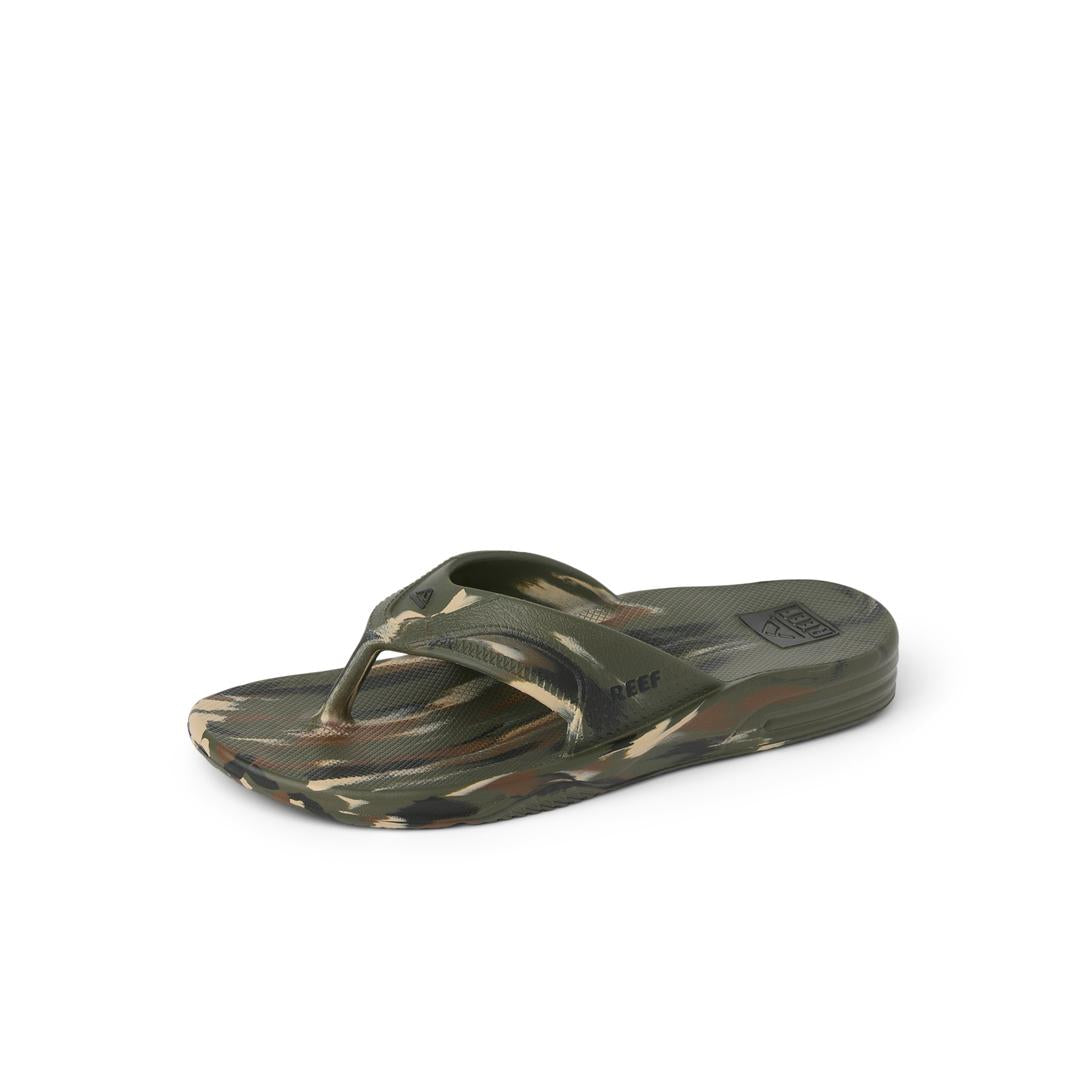 REEF Fanning H20 Camo Marble Mens Sandals