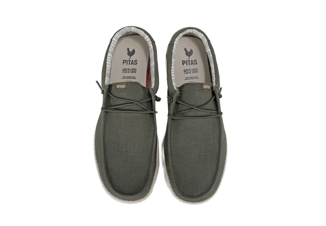 WALKINPITAS Wp150 Linen Slip Ons