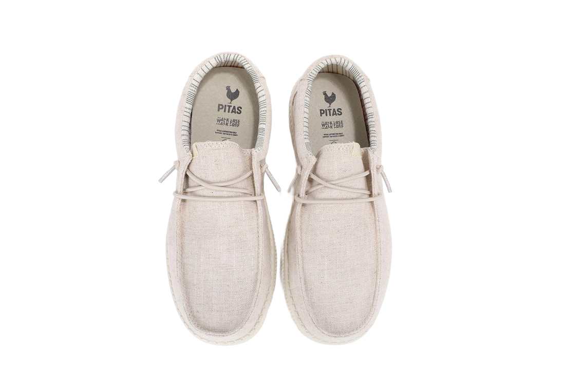 WALKINPITAS Wp150 Linen Slip Ons