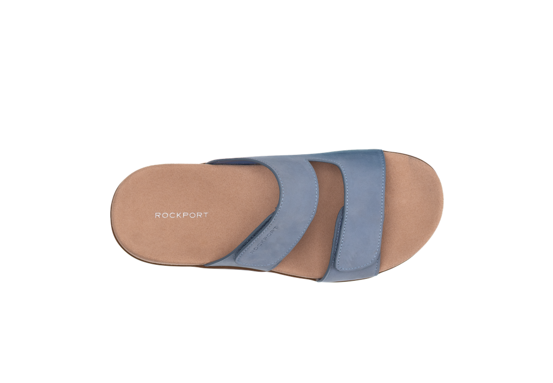 ROCKPORT Betty Faded Denim Womens Slides