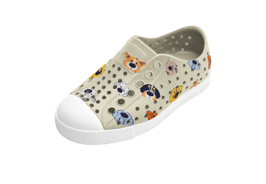 NATIVE Jefferson Print Child Slip Ons