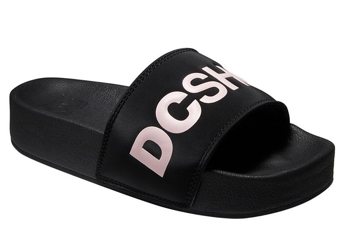 DC DC Slide Platform Suede Slides