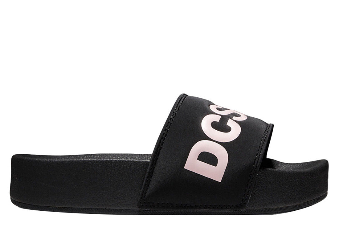 DC DC Slide Platform Suede Slides