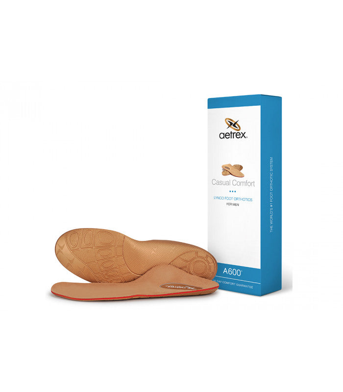 AETREX Mens Casual Comfort - Insoles for Everyday Shoes