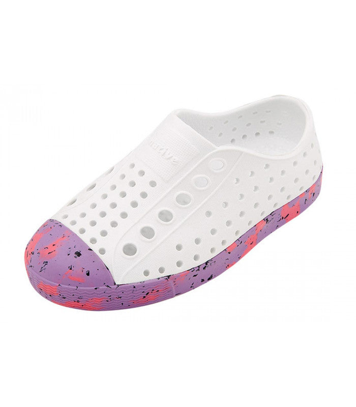 NATIVE Jefferson Marbled Junior Kids Eva Sneakers