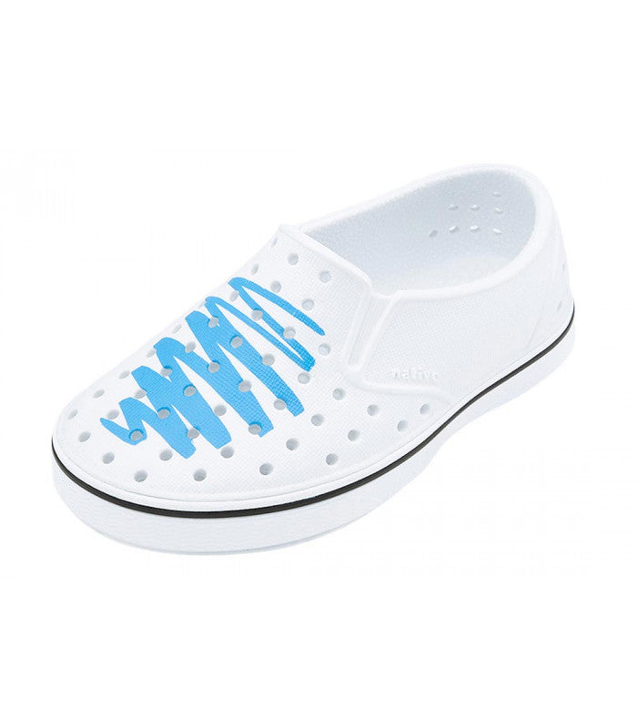 NATIVE Miles Print Junior Kids Eva Slip-Ons