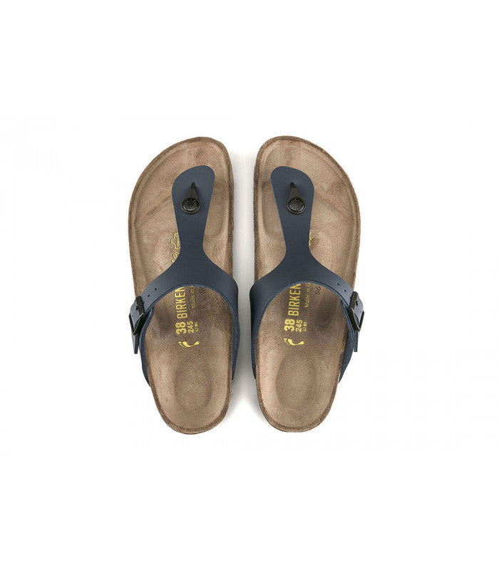 BIRKENSTOCK Gizeh Birko-Flor Womens Blue
