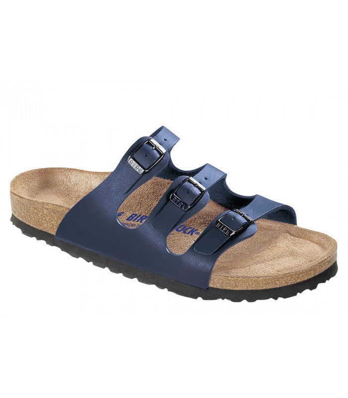 BIRKENSTOCK Florida Sfb Birko-Flor Womens Blue