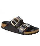 BIRKENSTOCK Arizona Big Buckle High-Shine Finish Hex Womens Black