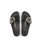 BIRKENSTOCK Madrid Big Buckle High-Shine Finish Hex Womens Black