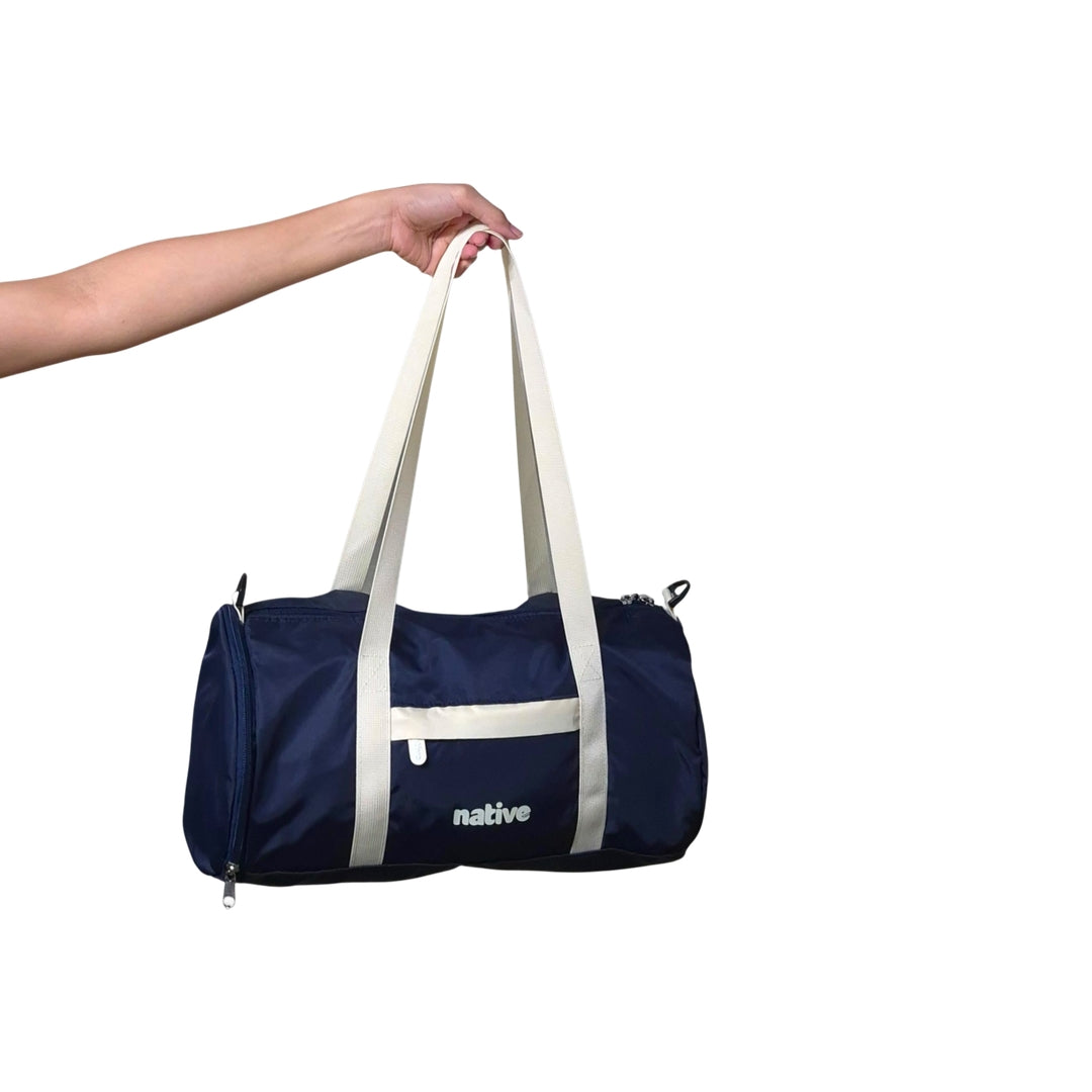 RES TOE RUN PH Native Duffle Bag Blue Gift W Purchase