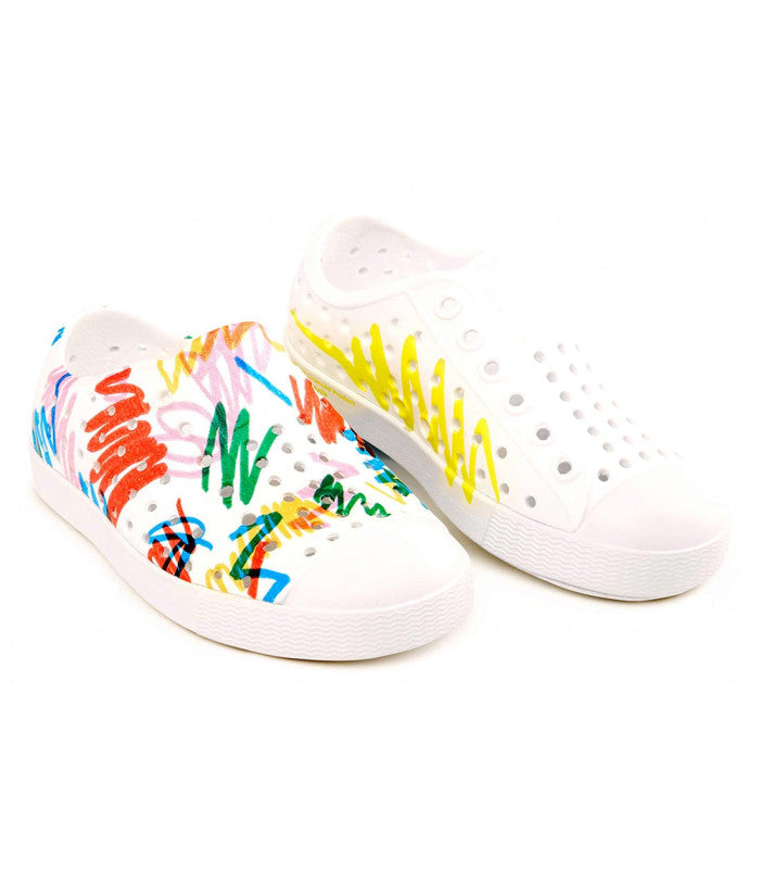 NATIVE Native Jefferson Print Junior Kids Eva Sneakers