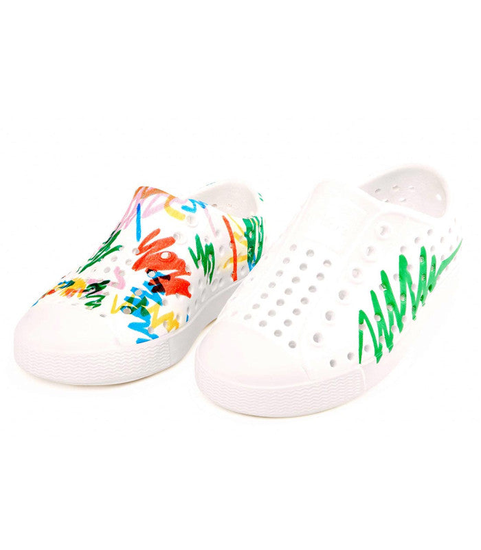 NATIVE Native Jefferson Print Junior Kids Eva Sneakers