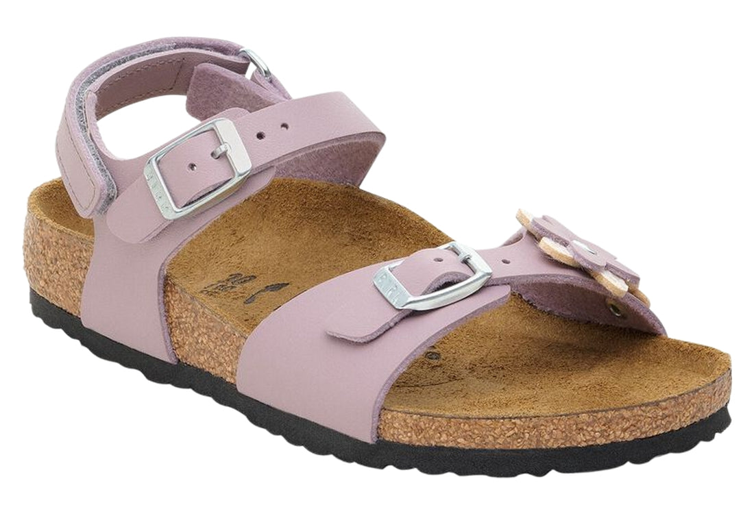 BIRKENSTOCK Rio Flwr Emb Kids Classic Backstrap Sandals