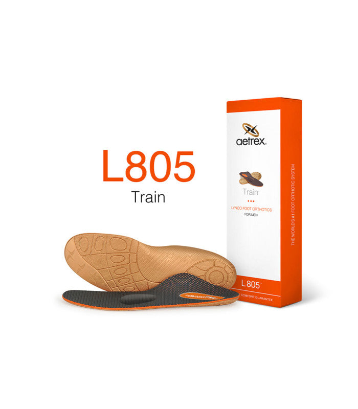 AETREX Mens Train Comfort Orthotics w/ Metatarsal Support